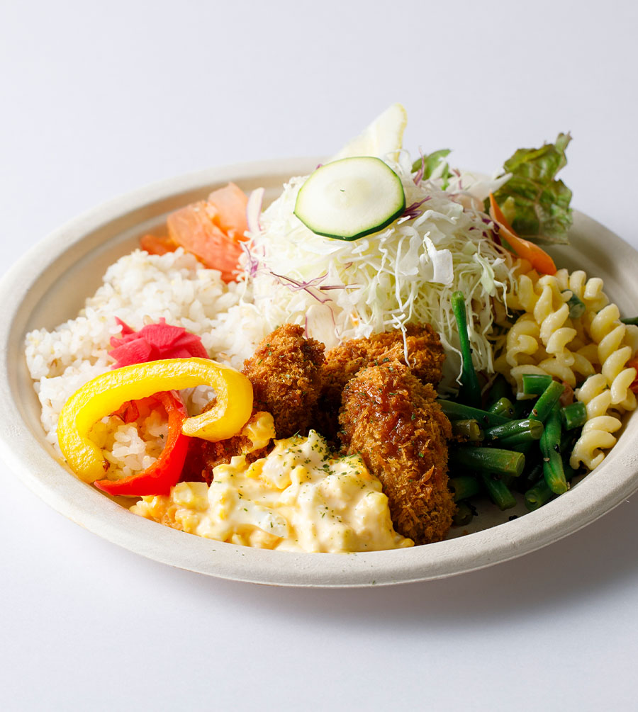 広島県産牡蠣フライランチ
