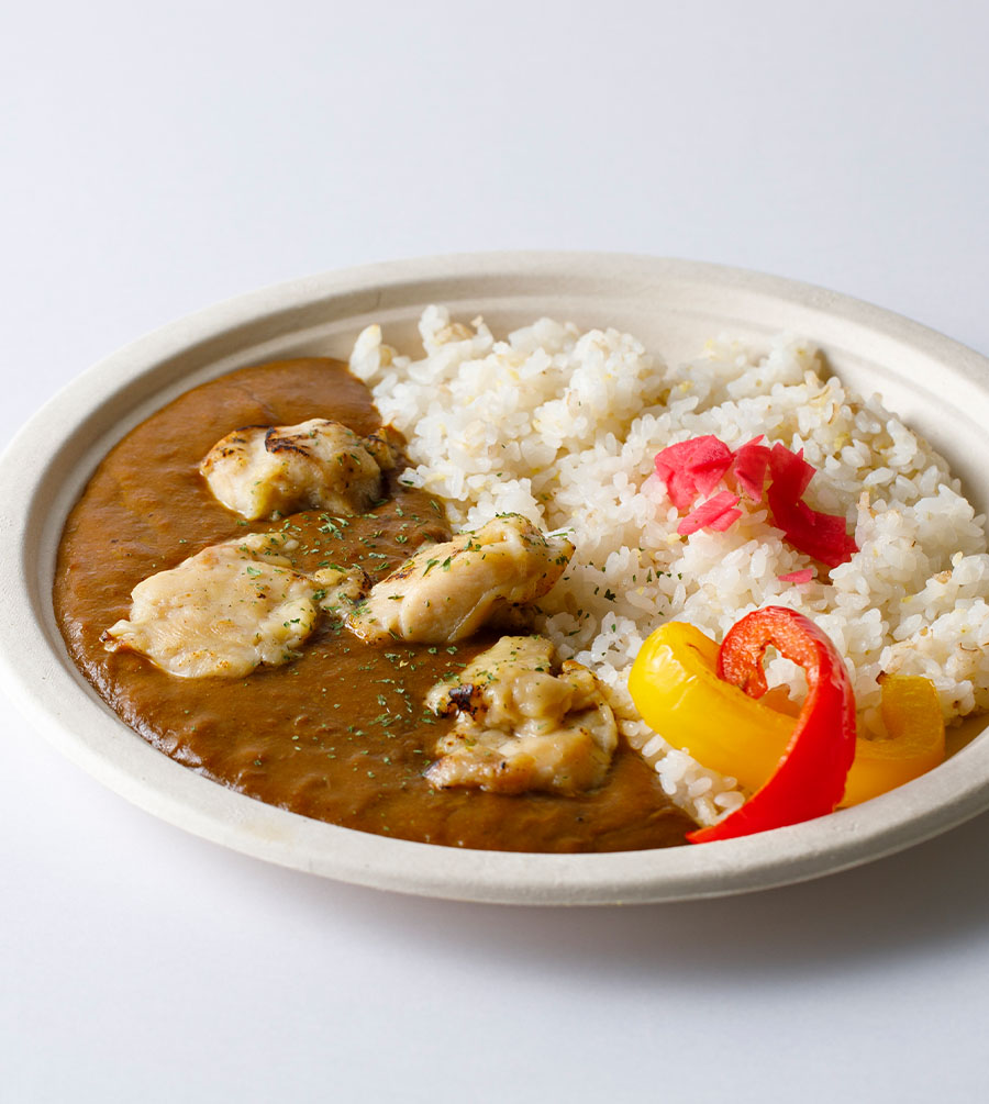 モーニングカレー　ドリンクバー込み